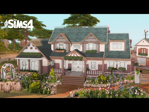 Base Game Family Farm House | No CC | The Sims 4 Stop Motion Build