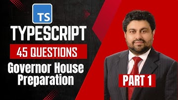 45 Questions Typescript part 1 || first five questions