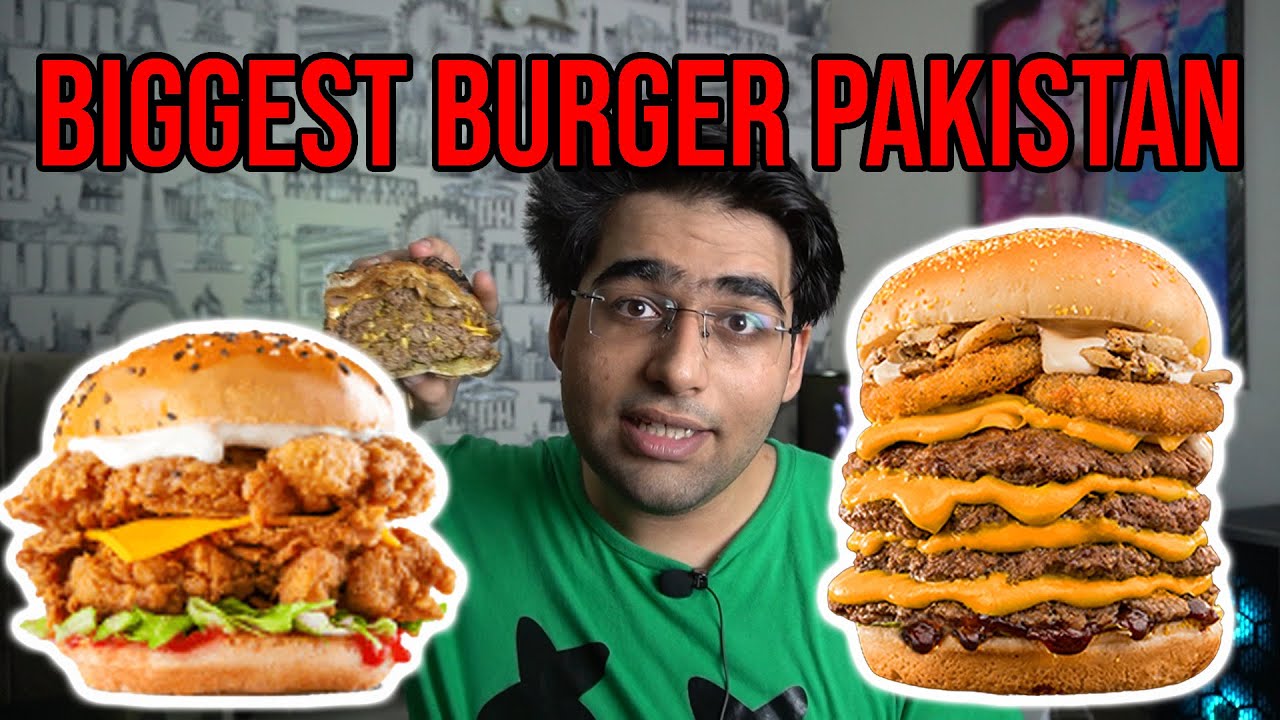 BIGGEST BURGER in PAKISTAN Burger Lab Quadra Reloaded + The Doppler