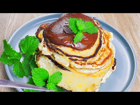 NUTELLA PANCAKES | Gooey chocolatey pancakes with Nutella!