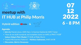 AWS User Group KRK meetup #62 & IT HUB at Philip Morris - Hybrid edition screenshot 4