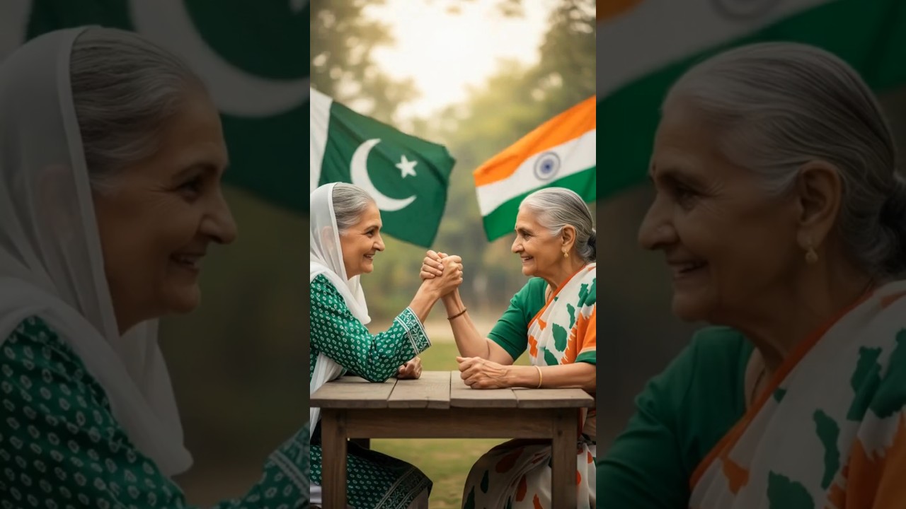 Pakistan 🇵🇰 vs India 🇮🇳 Girls Arm wrestling Challenge 