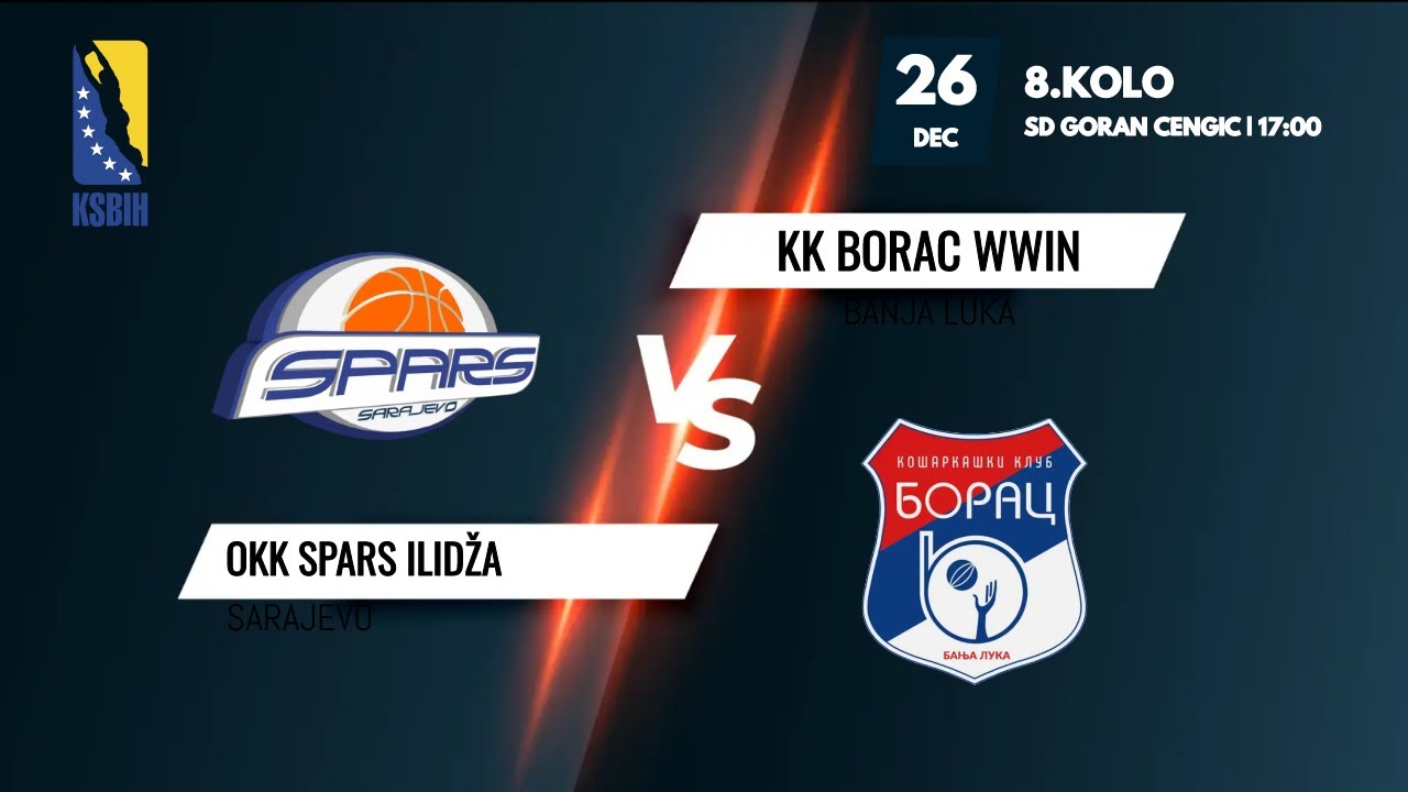 OKK Spars vs KK Borac WWin - 8. kolo - KSBIH - 2022/2023