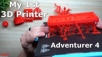 My 1st 3D Printer! FlashForge Adventurer 4  | It
