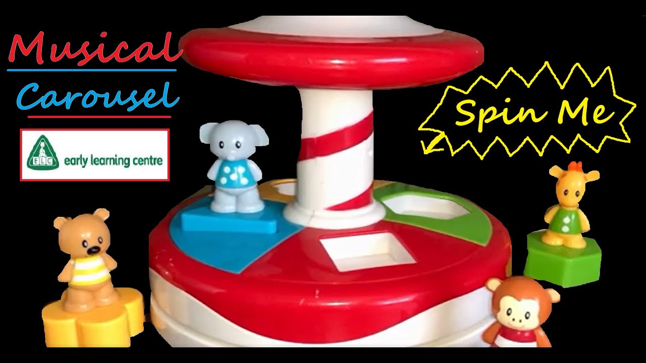 ELC Carousel Children’s Musical Spinning Animal Toy