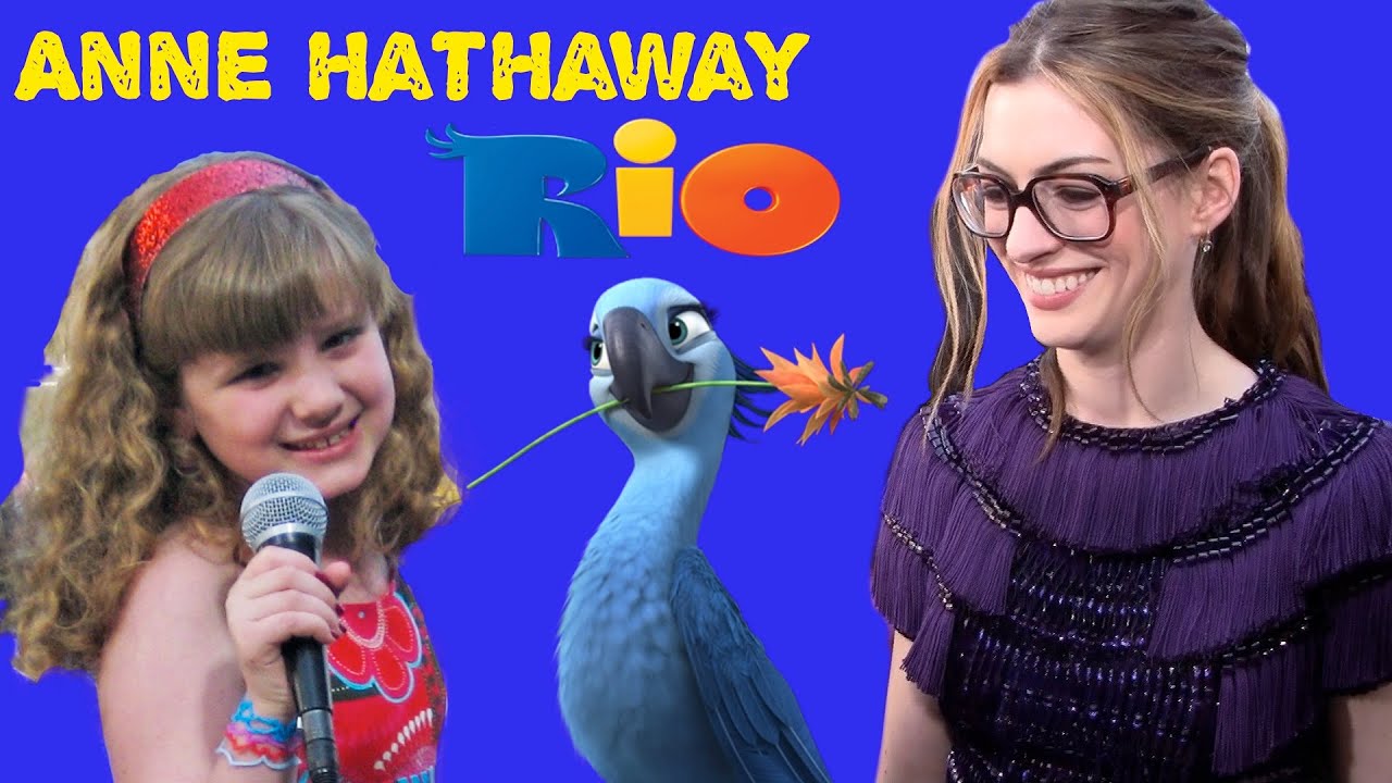 Anne Hathaway Princess Diaries, Rio Movie & Music Rio Interview!