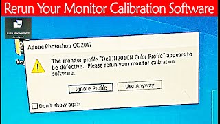 How To Rerun Your Monitor Calibration Software screenshot 2