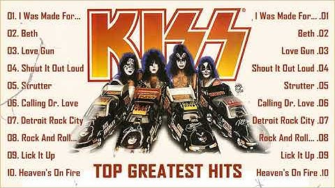 K I S S Best Song Playlist | K I S S Greatest Hits Full Album 2022