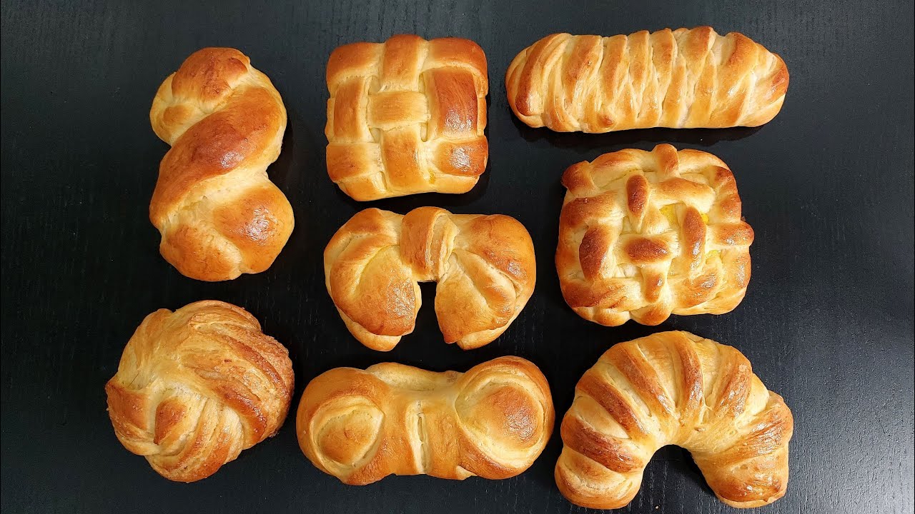 10 оригинальных форм булочек, которые впечатлят каждого! ❤️❤️❤️