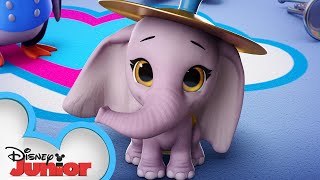 Bean Plush Ellie The Elephant Disney Jr T.O.T.S