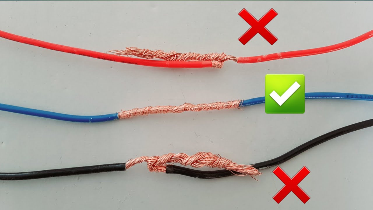How to Proper joint of Electrical wire 👍 YouTube