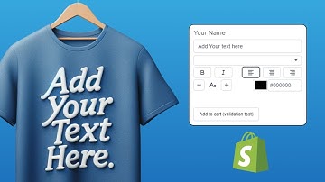 How to add text input and preview live on Shopify product page(Product options and variants)
