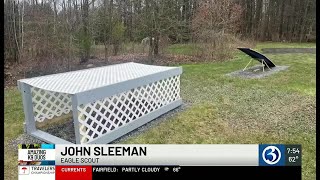 AMAZING K9 DUOS:  Eagle Scout project built for state police in Tolland