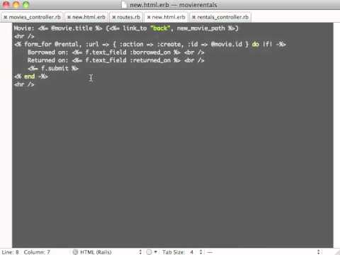 Ruby on Rails one to many relationships - part 2