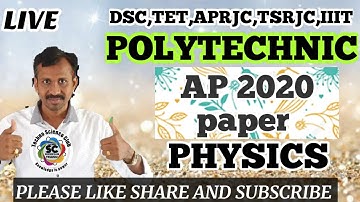 POLYCET 2020 paper | physics part
