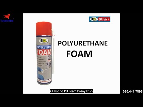 Video Chai xịt Foam Bosny - youtube