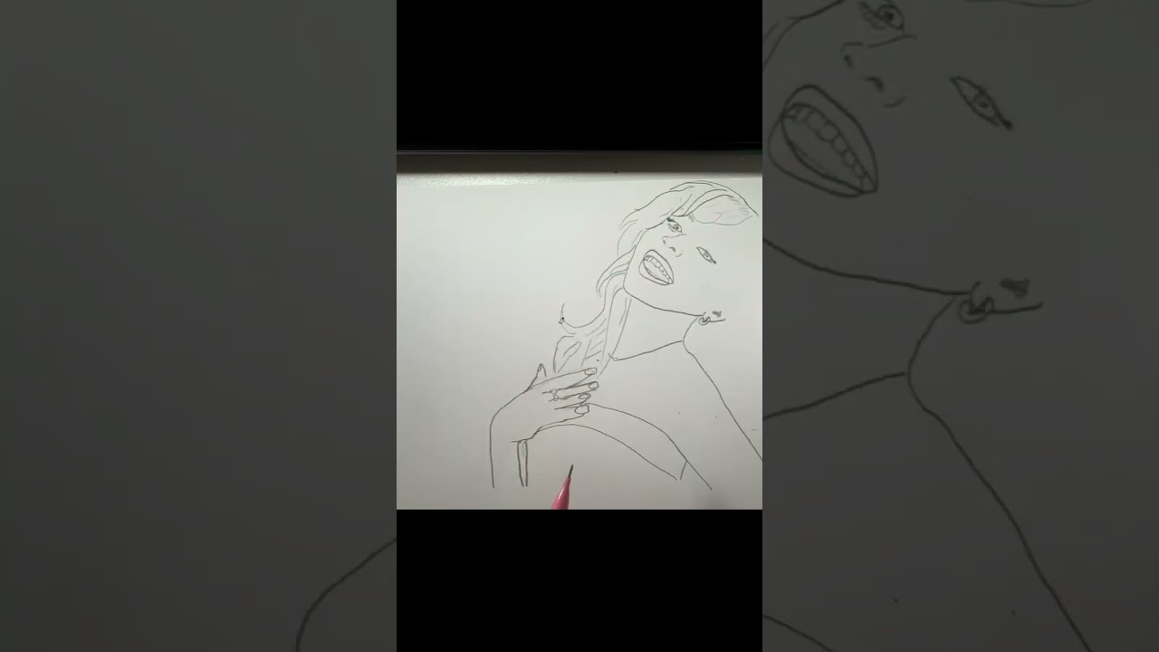 A time lapse of me drawing Sabrina Carpenter