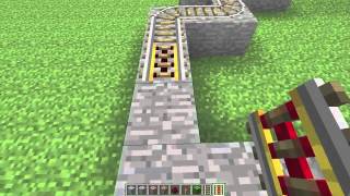 Minecraft- How To Build A Rollercoaster (EASY AS HELL) screenshot 5