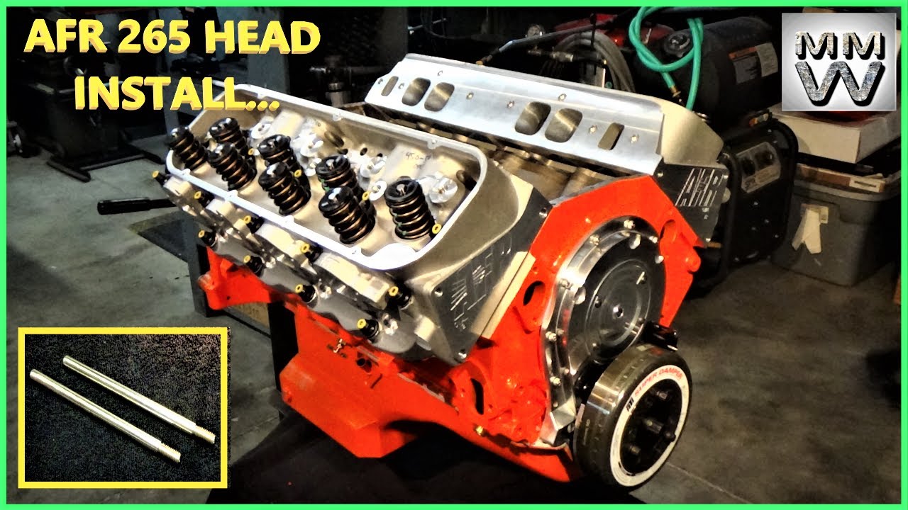 AFR 265 Cylinder Heads Install On A 454 BBC 18 Chevy 454 Big Block afr-265-cylinder-heads-install-on-a-454-bbc-18-chevy-454-big-block