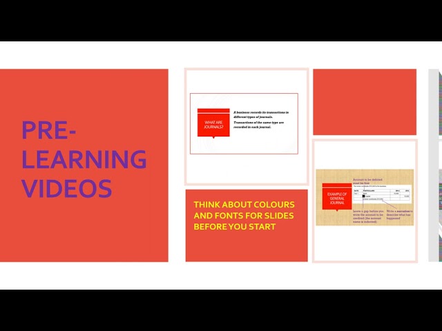 PRE LEARNING VIDEOS
