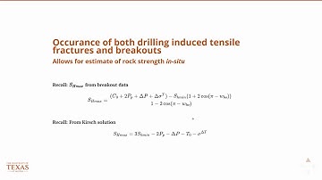 Tensile Fractures and Breakouts, Reservoir Geomechanics, Geology course