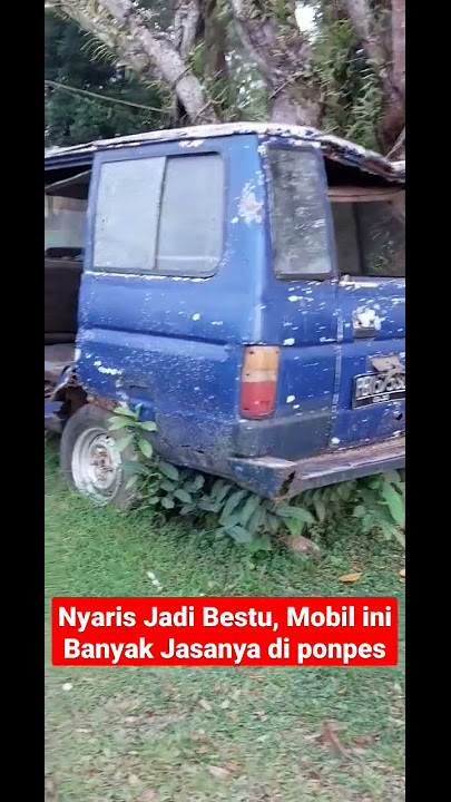 MOBIL LEGENDARIS NYARIS JADI BESI TUA || Terlalu Banyak Jasanya Kijang Super ini di Pondok.