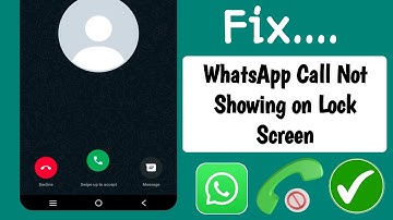 How to Fix WhatsApp Call Not Showing on Lock Screen Problem | WhatsApp Call Not Showing On Display