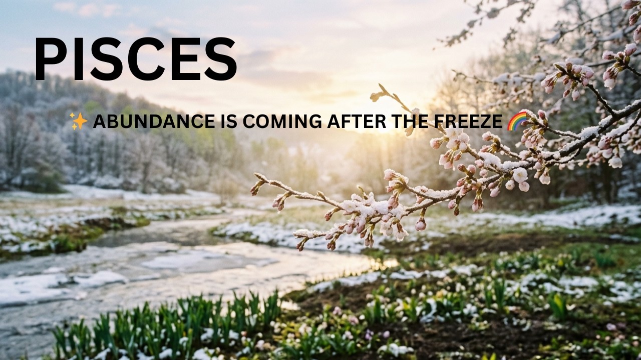Pisces ♓️ PISCES: RELAX🧘  ABUNDANCE IS COMING AFTER THE FREEZE! 🥳🤔