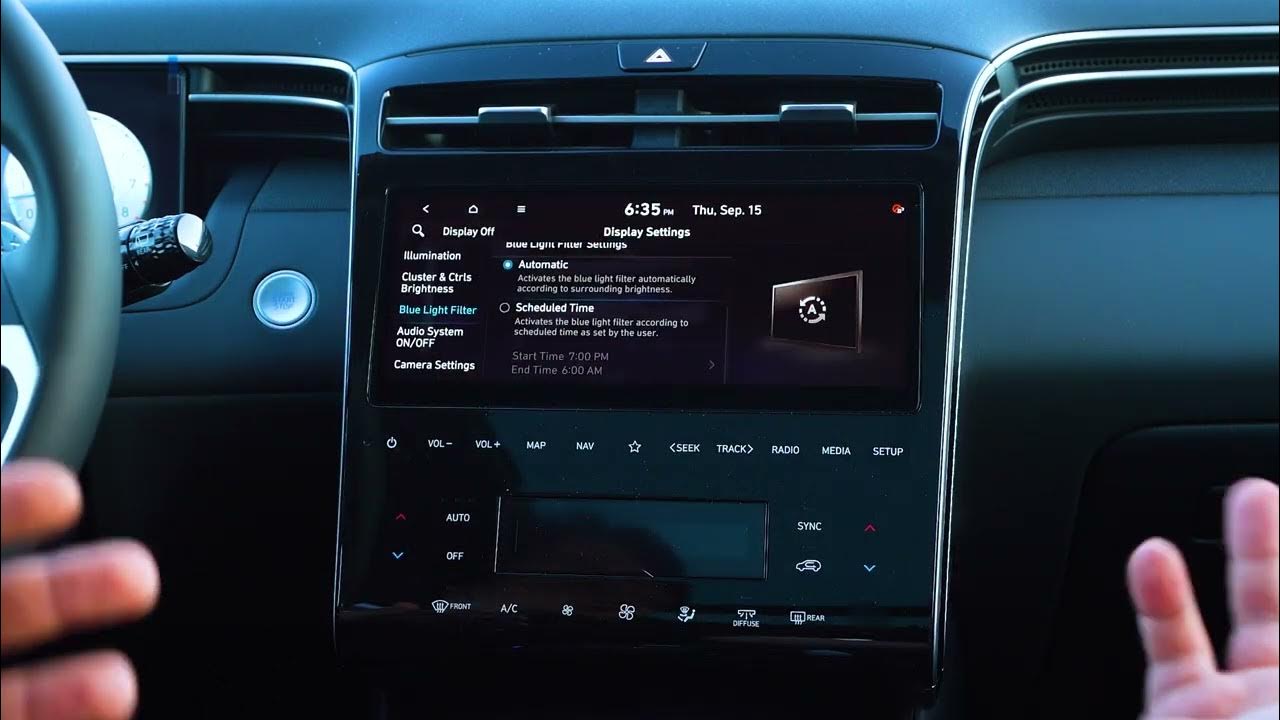 2022 Hyundai Tucson Display Settings YouTube