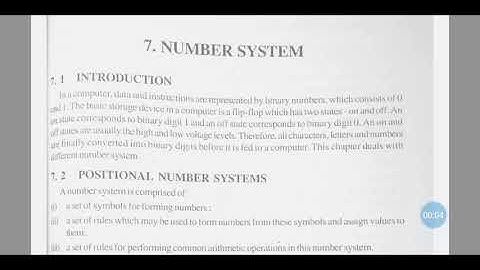 Positional number system