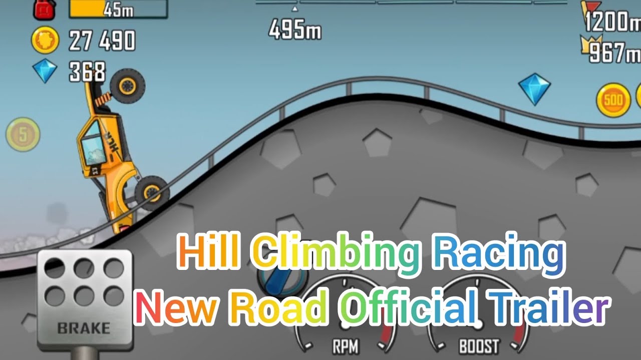 Hill Climbing Racing New Road Official Trailer -Android Gameplay best Game 