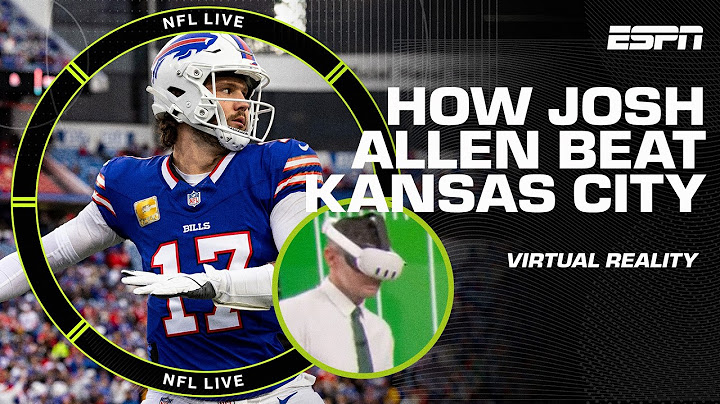 Using VR technology to BREAK DOWN how Josh Allen & the Bills took down the Chiefs  🔥 | NFL Live