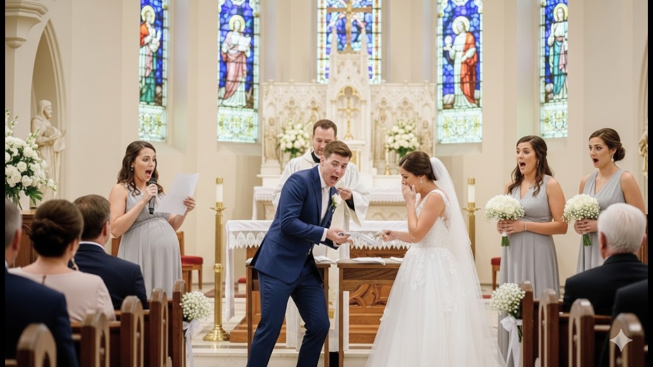 Беременная бывшая на свадьбе: раскрыла правду, от которой невеста закричала и убежала