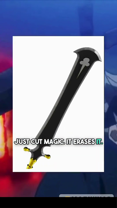 😱Asta 4 Anti Magic Swords #anime #blackclover