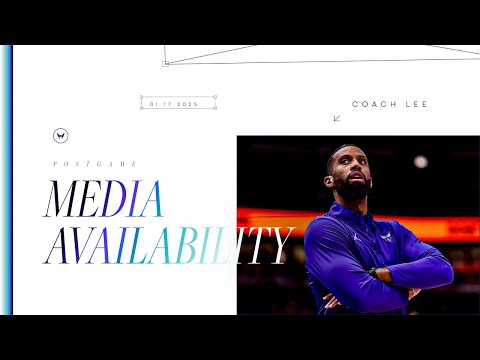 Hornets at Bulls: Coach Charles Lee Postgame Media Availability | 1/17/2025