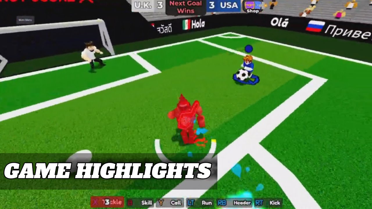 AN OVERTIME THRILLER! (GAME HIGHLIGHTS) ROBLOX TEAM SOCCER (3 vs. 3)