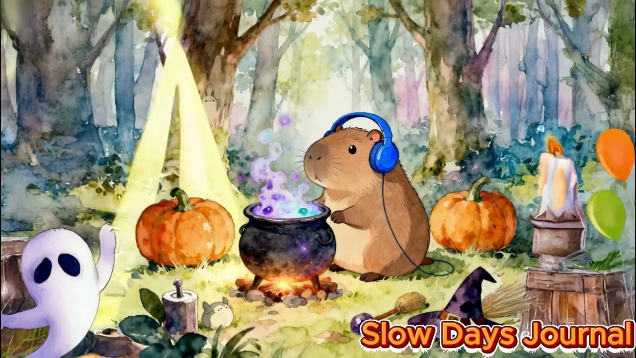 Witch's Potion Shop 🔮 Lo-fi Background Music to Create Cozy Halloween Chill Ambiance