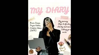 My Diary Book 📓💖 | Aesthetic Journaling Routine#shorts