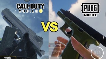 *Updated* Call of Duty Mobile VS PUBG Mobile - Weapon sound & Animation Comparison - Part 2
