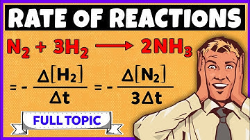 Rate of Reactions | How to calculate rate of a reaction | Chemical Kinetics