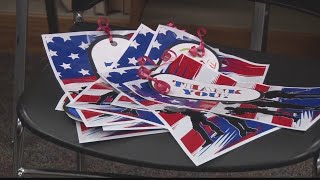 St Clairsville students prepare to thank local veterans on Veterans Day