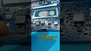 shorted component vs Delay timer module laptop mainboard repair