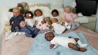 My entire reborn doll collection to date! Requested video
