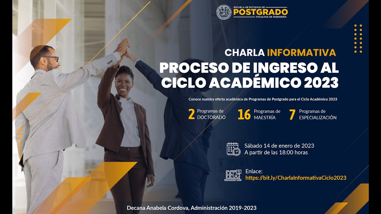 Charla Informativa de Programas de Postgrado para 2023 - YouTube