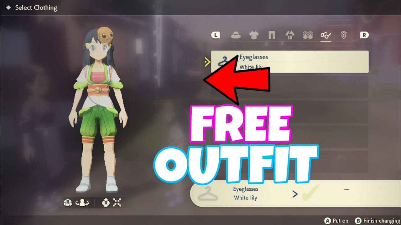Pokemon Legend Arceus -  Free Shaymin Outfit