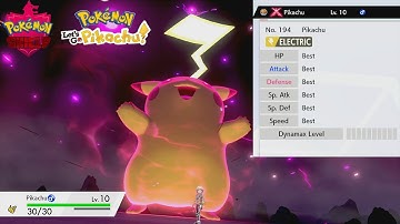 Pokémon Sword & Shield - How to get Gigantamax Pikachu  Easy  6 vi Best