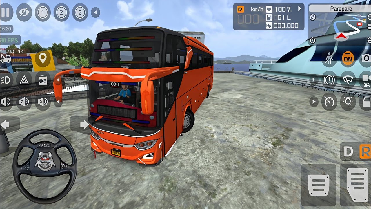 Jakarta to Wonosobo Bus Drive 🚍 | Realistic Bus Simulator Indonesia | Extreme Hill Road Gameplay