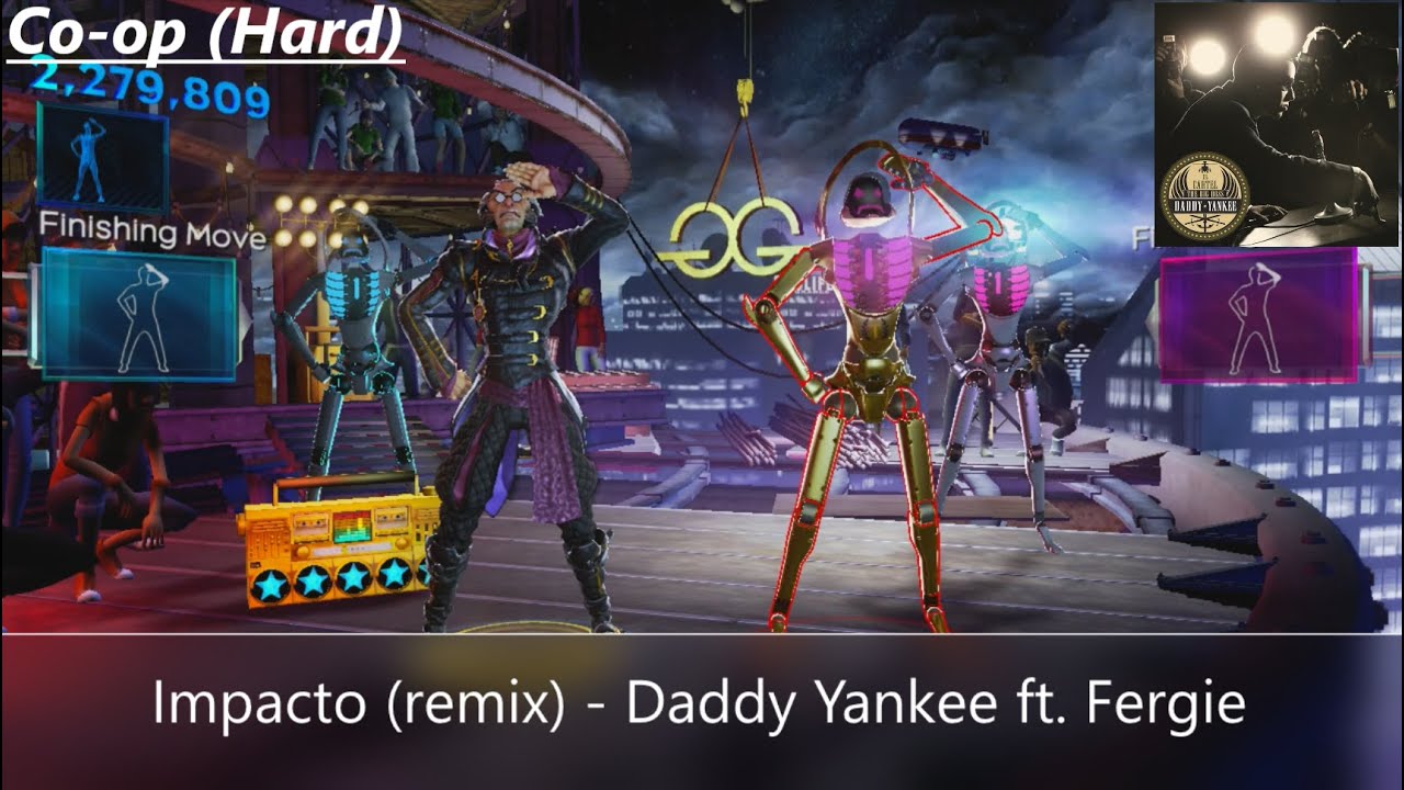 Dance Central 2 | Impacto (remix) - Daddy Yankee ft. Fergie (Co-op)