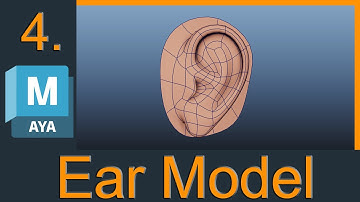 Modeling Ear Maya video 4