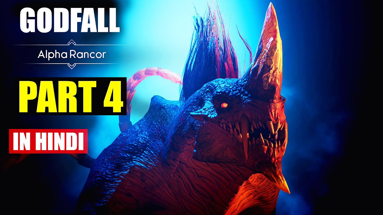 Godfall Gameplay walkthrough part 4 in hindi  Alpha Rancor Hunt  Playstation Gameshd
